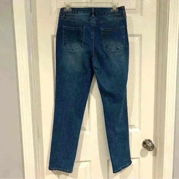D. Jeans Skinny Denim Size 6 Medium Wash Pockets - Picture 6 of 8